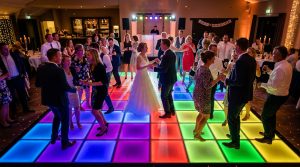 Klassieke discovloer huren voor een bruiloft
